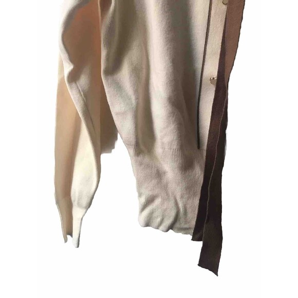 Front Row By Sara & Goldy Women’s Sweatshirt Cream Color Size S - Picture 4 of 14